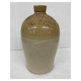 Thomas Hogan Stoneware Jug. 11 In Tall