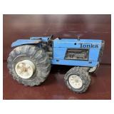 Tonka Tractor. XM8-975 On Big Tire. 10 In Long