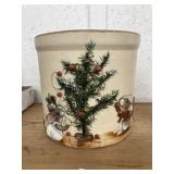 Arlis Krammes Clay Molded Design on Crock