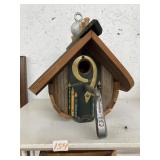 Wood & Metal Golf Themed Bird House