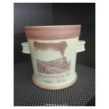 Marysville, Pa Handled Crock. H Stamped on