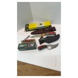 3 Laminate Handle Knives
