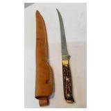 Uncle Henry Schrade Filet Knife in Sheath