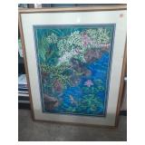 D Foster Artwork. 28 x 34 Framed