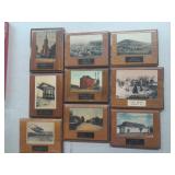 Decoupage on Wood Pictures from Newport, Pa