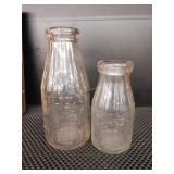 2 Tiltonï¿½s City Dairy Asbury Park NJ Bottles