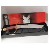 Bud K Jungle Bolo Sheath Collectorï¿½s Knife