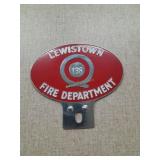 Lewistown Fire Dept. License Plate Topper