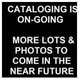PLEASE WATCH FOR MORE ITEMS