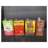 Automotive advertising tins