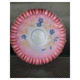 Bride's basket dish with ruffle edge