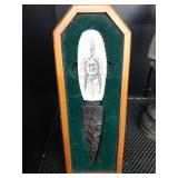 Chief Sitting Bull arrowhead style knife 8' L