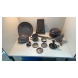 Antique Kitchen Tin Items & more