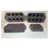 John Wright Cast iron Baking Molds