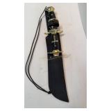 Frost Cutlery Bowie Knife Pair with Sheath