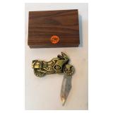 Sport Bike Motorcycle Figural Collector Knife