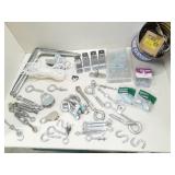 Hardware Lot Screw Eye Bolts Brackets & more