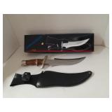 Stainless Steel Hunting Knife. 12 In Long.
