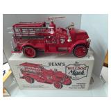 Beamï¿½s Bulldog Mac Fire Truck Decanter. Sealed