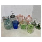 variety of glassware
