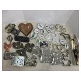 Cookie cutters, flatware, copper heart mold & more