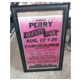 Perry County Fair Poster. Aug 22 Thru 26.