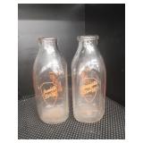 Juniata Dairy, Duncannon, Pa Milk Bottles. Quart