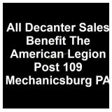 DECANTER SALES BENEFIT AM LEGION