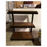 wood & metal stand 20'W x 12'D x 25'T