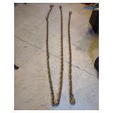 2 tow chains 6-1/2' & 12'