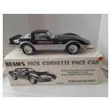 Beamï¿½s 1978 Corvette Pace Car Decanter. Sealed