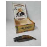 Antique Folding Knife.7 In Long Open & Cigar Box