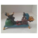 Cast Mechanical Bank. Dentist & Patient.