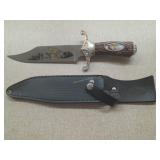 Stainless Knife & Sheath. 14 In Long