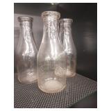 3 Stambauchï¿½s Dairies, Carlisle Milk Bottles