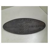 New Stamford Horse Rake Cast Iron Badge