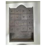 Early Wall Spice Drawer Cabinet