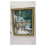 Chalk Picture of Bobcat