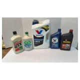 Five Bottles Motor Oil