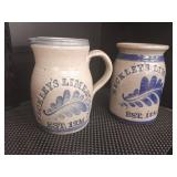 Meckleyï¿½s Limestone Crock & Pitcher. 6.5 In Tall