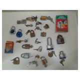 Lot of Pad Locks and Cylinders