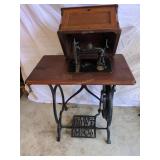 Rare Howe Treadle Sewing Machine 1800's