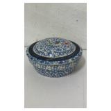 Spongeware Bowl with lid
