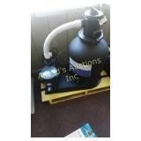 Aquaguard pool systems sand filter and pump.