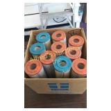 10 filters by the box. 2 and 3/4 inch by 9 and 10 filters by the box. 2 and 3/4 inch by 9 and
