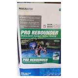 Poolmaster Pro rebounder poolside basketball game