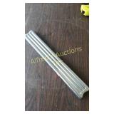 12 stamped stainless steel pool ladder treads. 12 stamped stainless steel pool ladder treads.