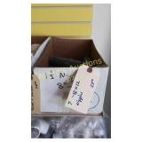 9 boxes and bags of PVC pipe fittings. 7 1 and 9 boxes and bags of PVC pipe fittings. 7 1 and