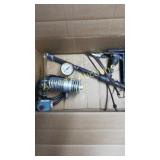 CO2 flow meter by Victor. Bronze valve and piping CO2 flow meter by Victor. Bronze valve and piping