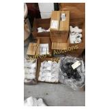 12 packages PVC fittings. Some boxes still